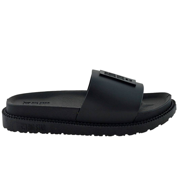 Чорні жіночі шльопанці на платформі Big Star