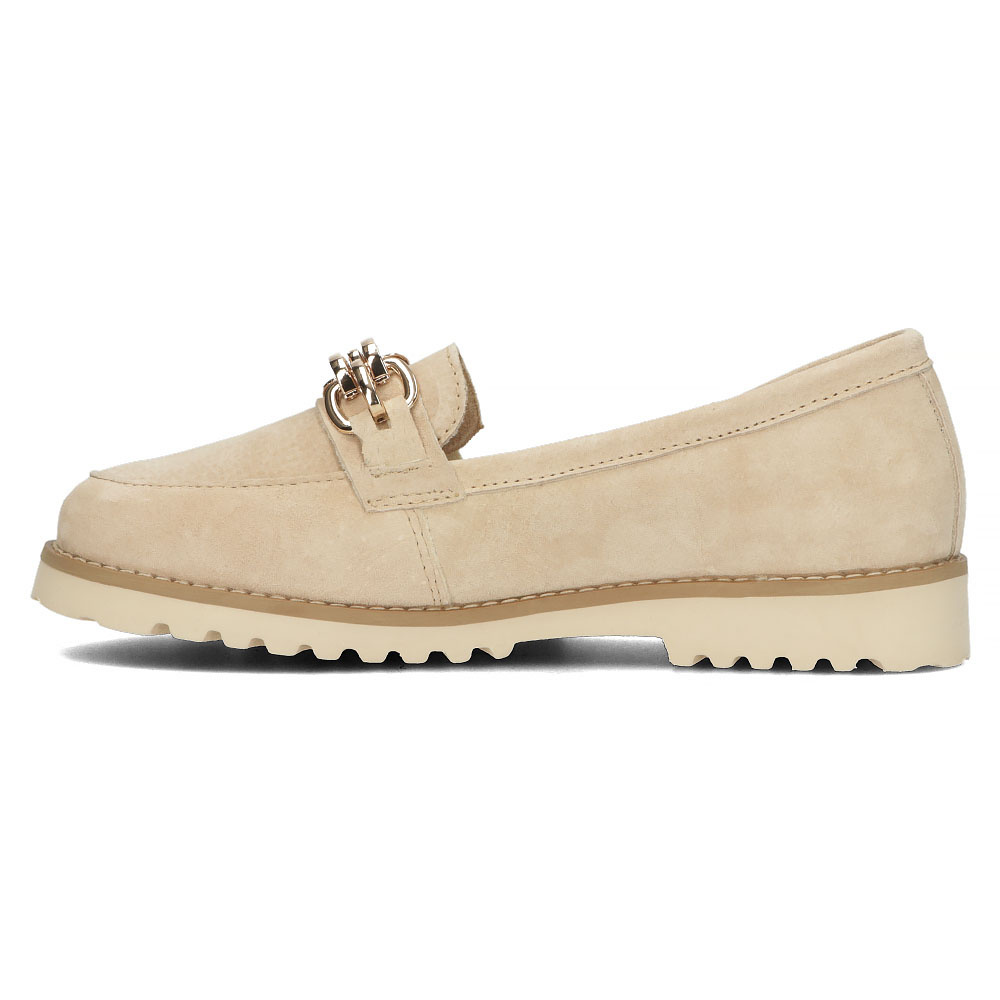 Елегантні бежеві шкіряні лорди з декором Filippo