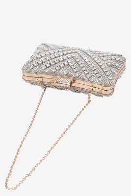 Kopertówka szampańska z cyrkoniami na bigiel