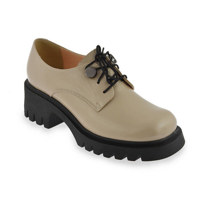 Туфлі Arka 6327 лакована бежева