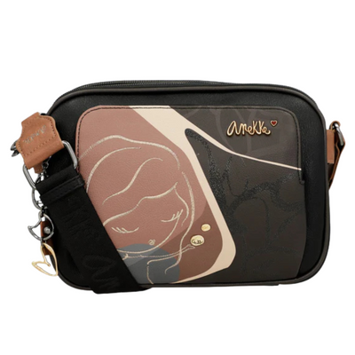 Маленька коричнева сумка на три відділення Anekke Heartbeat