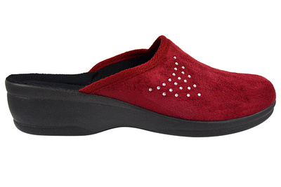 Obuwie domowe damskie INBLU BJ000119 bordowe