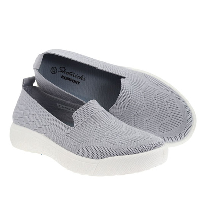 Сірі сліпони з візерунками Skotnicki