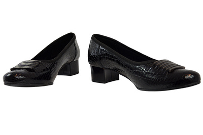 Чорні туфлі на високих підборах KOSTEX 2205 D3525