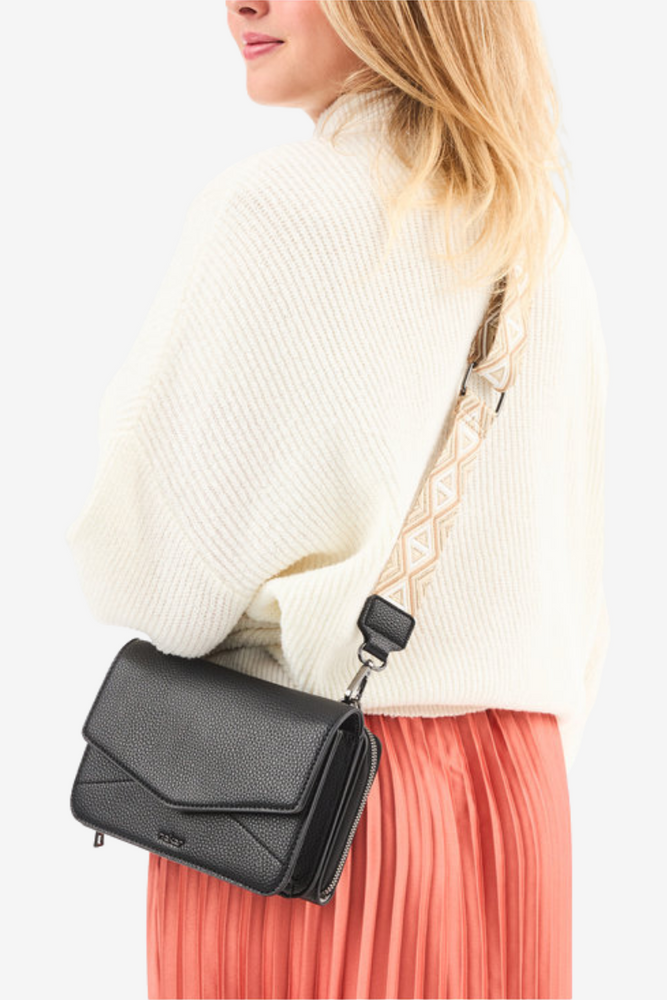 Велика бежева шкіряна сумка Ryłko