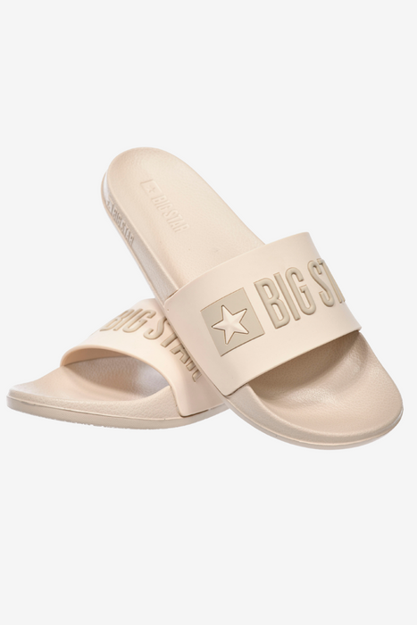 Жіночі гумові спортивні шльопанці кольору фуксії Big Star