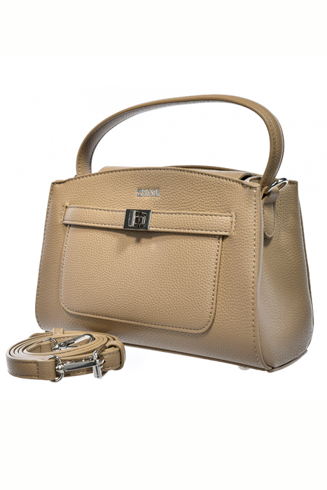 Beżowy kuferek z ekoskóry do ręki i na ramię Big Star