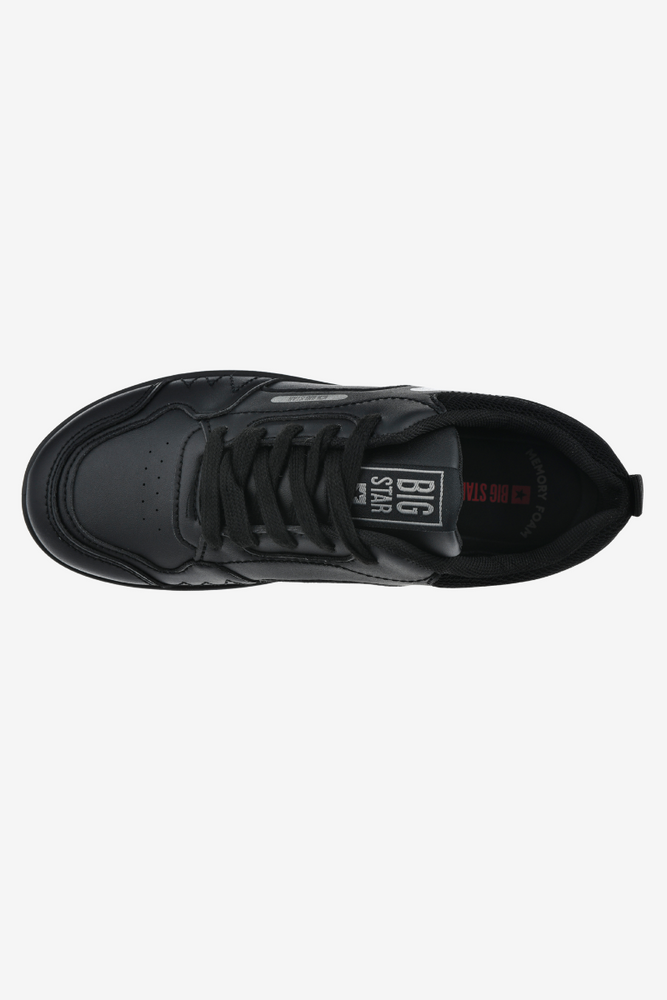 Czarne sneakersy damskie z ekoskóry Big Star