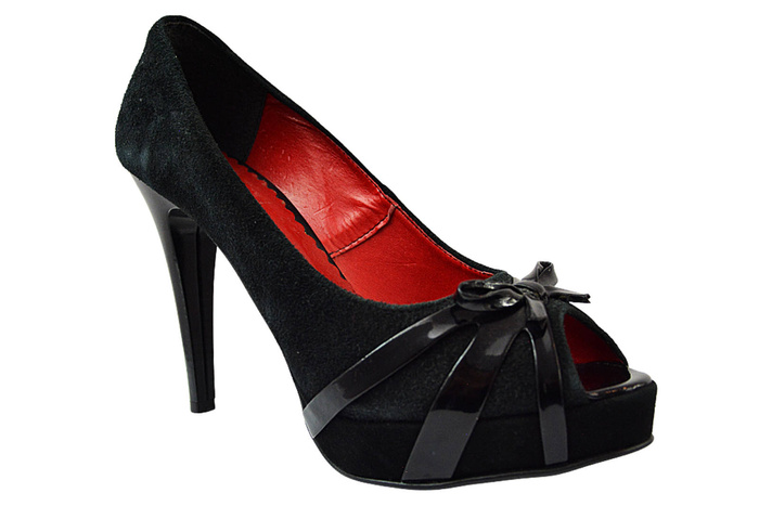 Чорні туфлі Lewski 2037