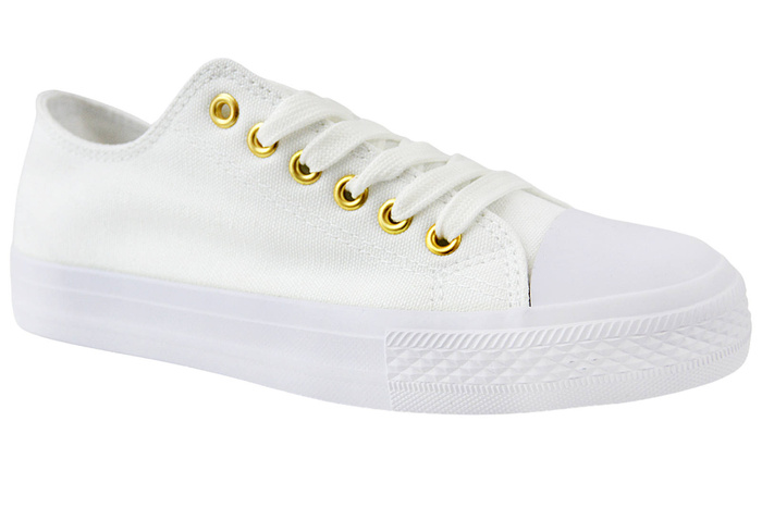 Trampki News 9SP30-1141 białe