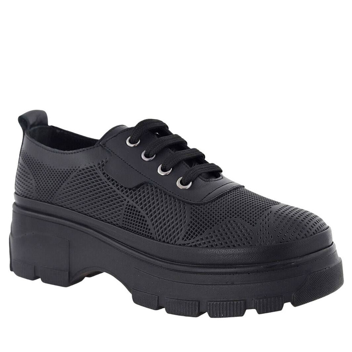 Модні жіночі туфлі на платформі Ravini чорні