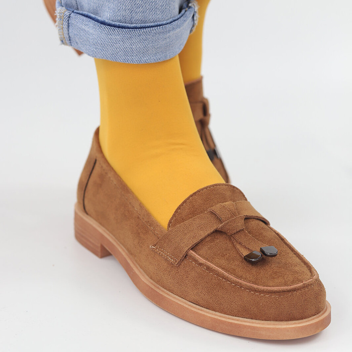 Жіночі замшеві lords в червоному Potocki