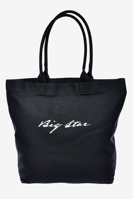 Torebka zakupowa z logo czarna