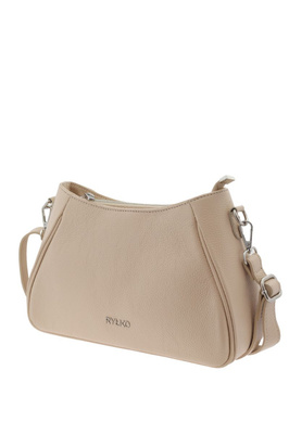 Маленька чорна шкіряна сумка з клапаном і ланцюжком 