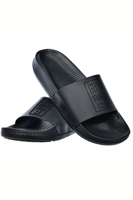 Чоловічі гумові шльопанці Big Star темно-синього кольору