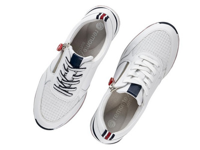 Sneakersy Remonte D3207-80 białe