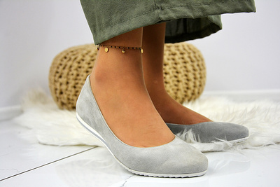 Baleriny Blu 801351 szare