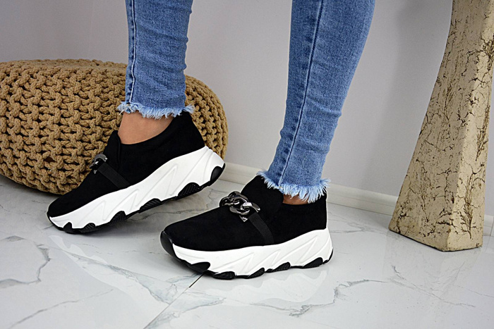 Sneakersy Potocki 22-12035 czarne
