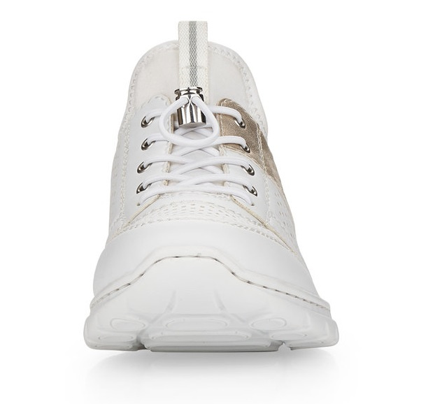 Półbuty Rieker L3254-80 biało - beżowe