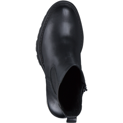 Черевики челсі на високому каблуці, чорні, 2-25451-41 Marco Tozzi