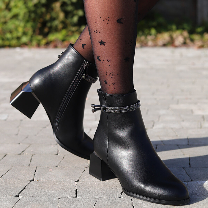 Чорні ботильйони з колодкою Потоцького