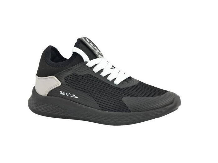 Półbuty sportowe damskie L67451.851 czarno-białe