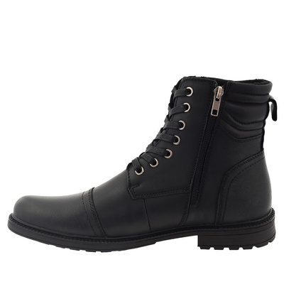 Чорні чоловічі шкіряні чоботи T. Sokolski