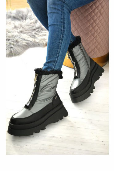 Śniegowce LORETTA VITALE 8173-Z518 srebrne