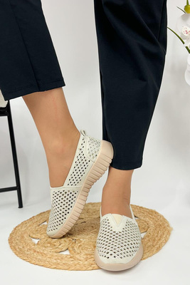 Туфлі жіночі ажурні на плоскій підошві