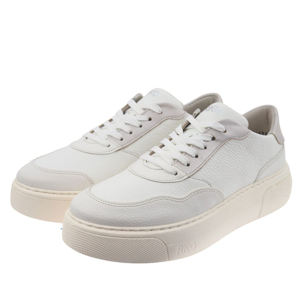 Półbuty skórzane białe 0RRS6_X__6THF Ryłko