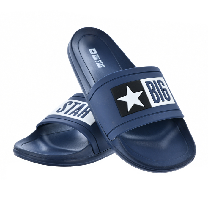 Klapki damskie granatowe Big Star DD274A265