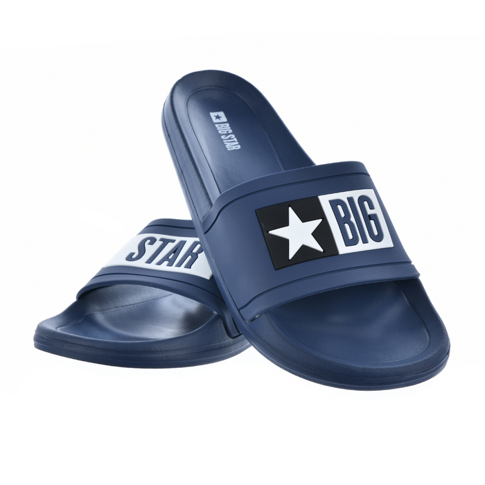 Klapki męskie granatowe Big Star DD174701 403