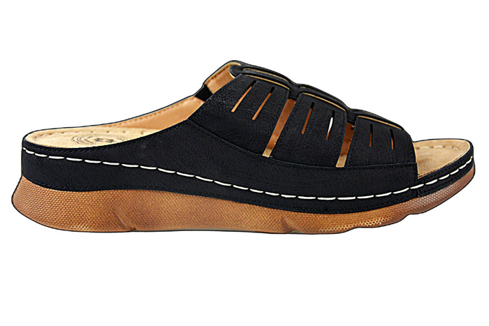 Klapki Jezzi 22SD98-4536 czarne