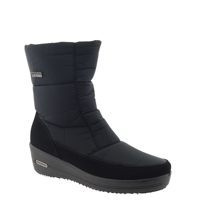 Śniegowce czarne ocieplane na platformie Progress