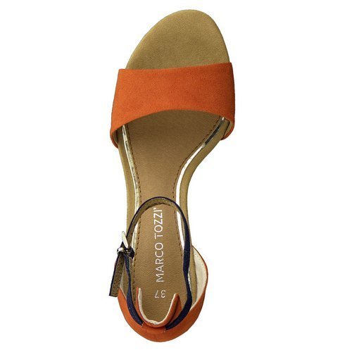 Sandały Marco Tozzi 2-28303-34 626 pomarańczowe