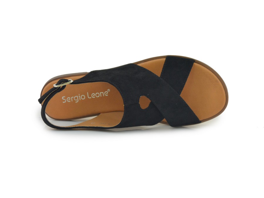 Sandały SERGIO LEONE SK060 czarne