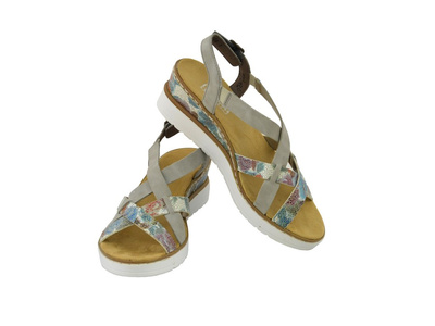 Sandały RIEKER V3809-90 multicolor