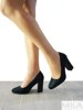 Sandały Sergio Leone na płaskiej podeszwie w kolorze czarnym SK014