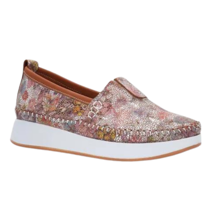 Шкіряні лофери Venezia кольору коньяку