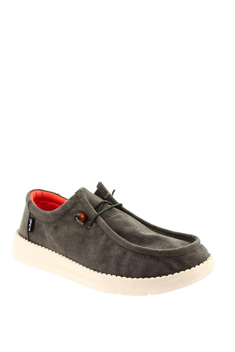 Чоловічі мокасини сліпони на резинці кольору хакі 