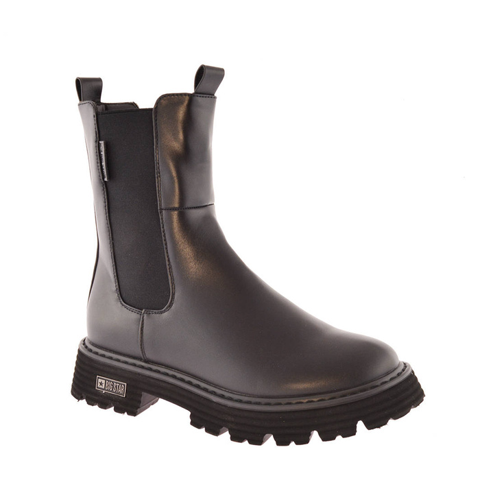 Чорні черевики челсі Big Star на платформі