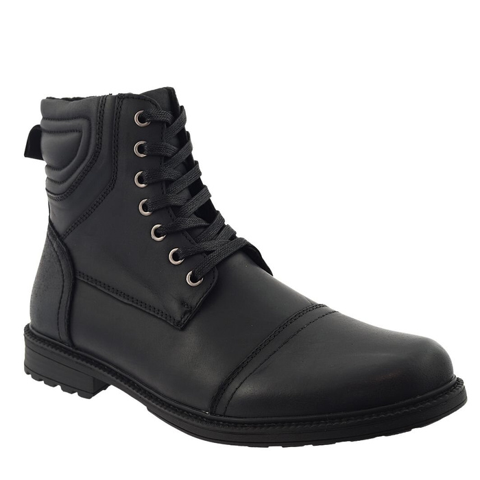 Чорні чоловічі шкіряні чоботи T. Sokolski