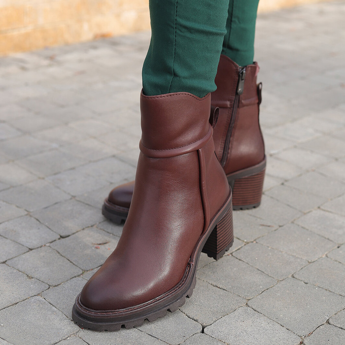 Шкіряні ботильйони cafe 2-25457-41 Marco Tozzi